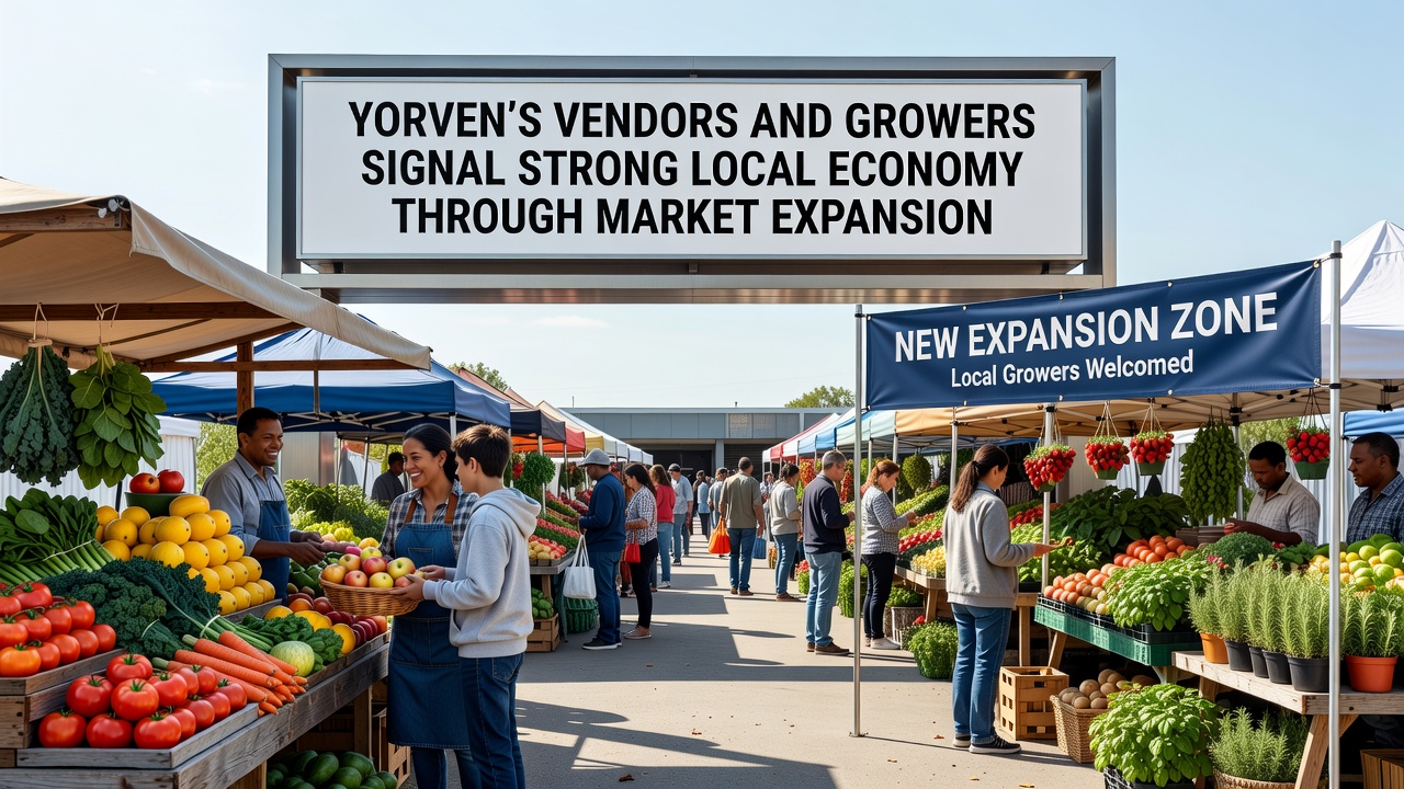 Yorven's Vendors and Growers Signal Strong Local Economy Through Market Expansion